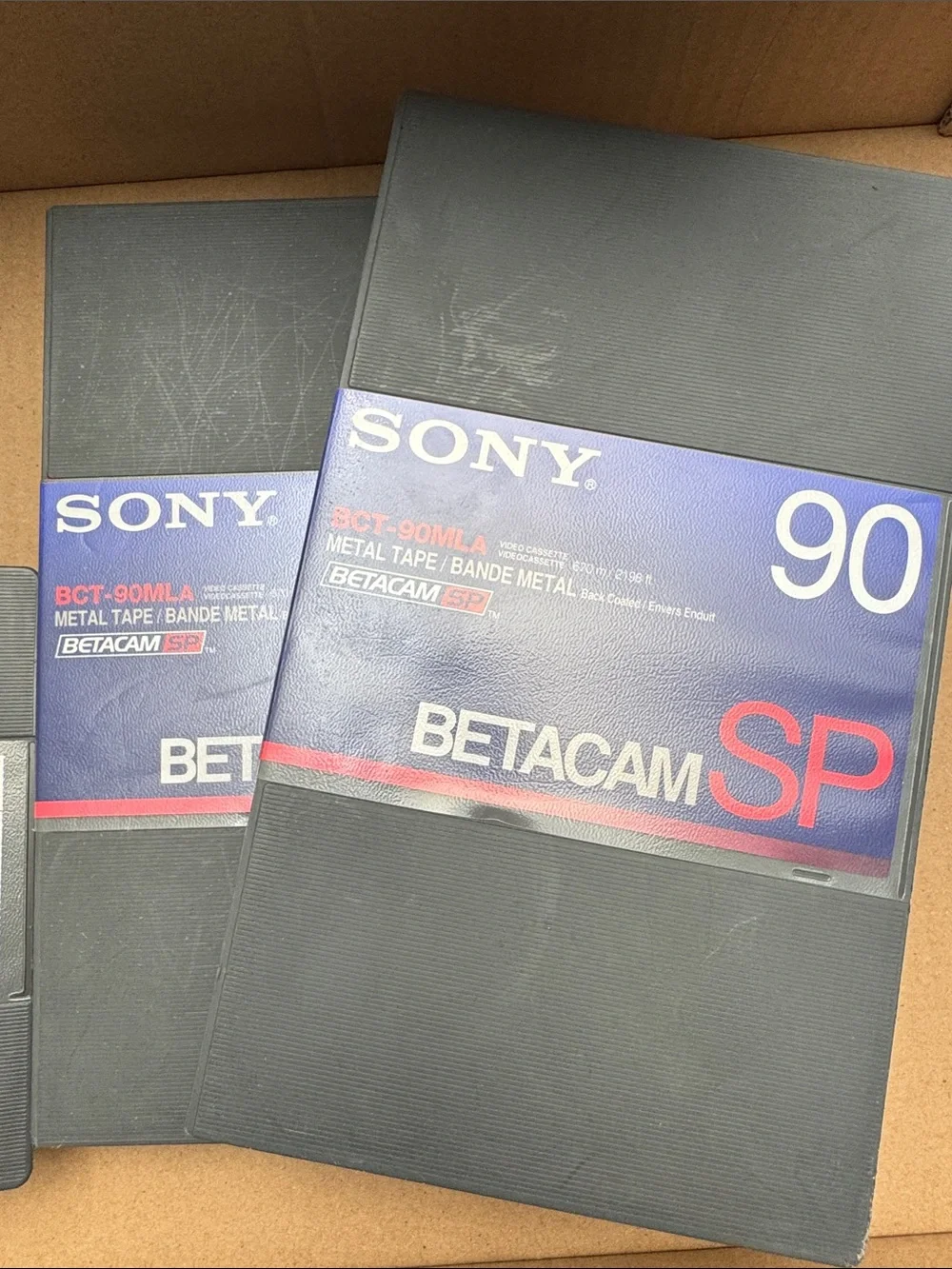 Sony Betacam SP Tapes (2)